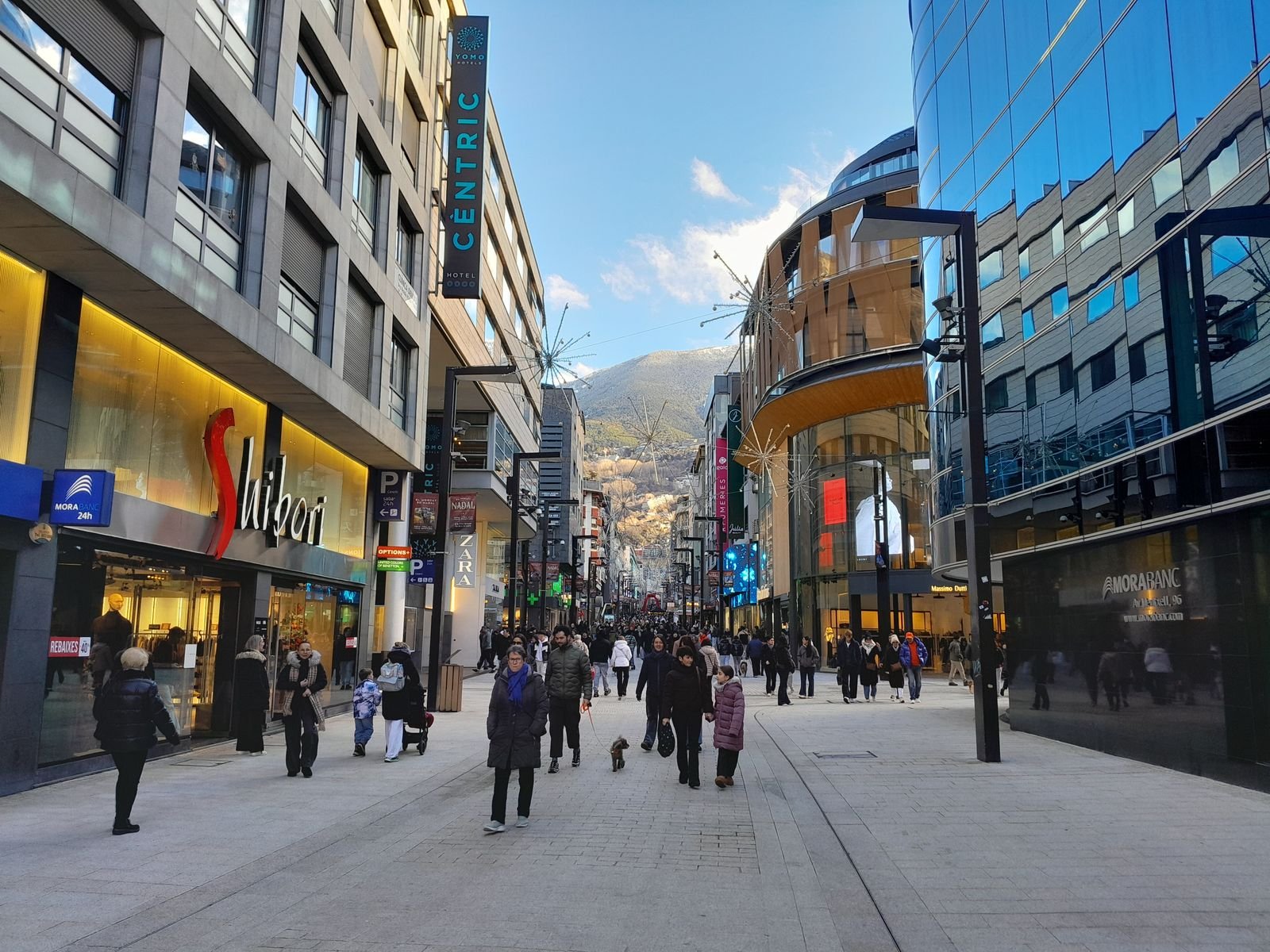 Andorra la Vella in the Pyrenees