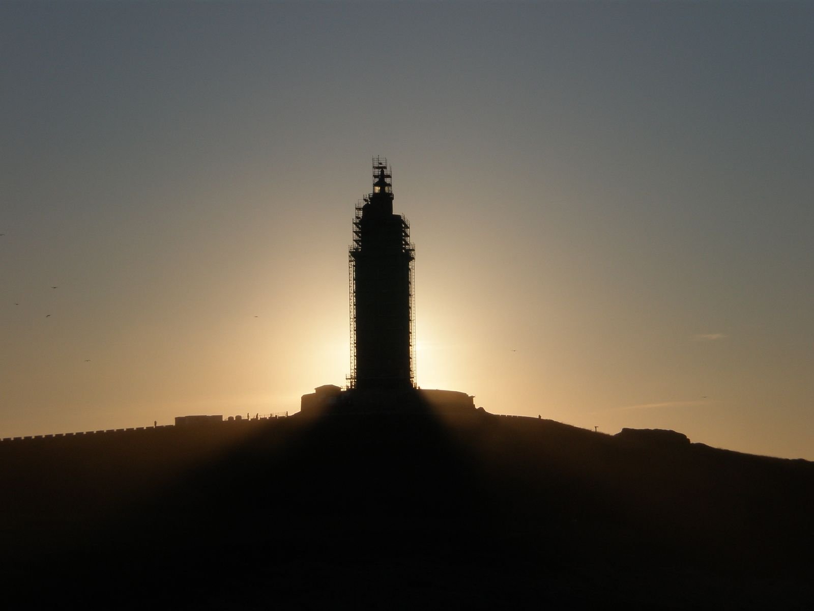 The Tower of Hercules at sunset, A Coruña