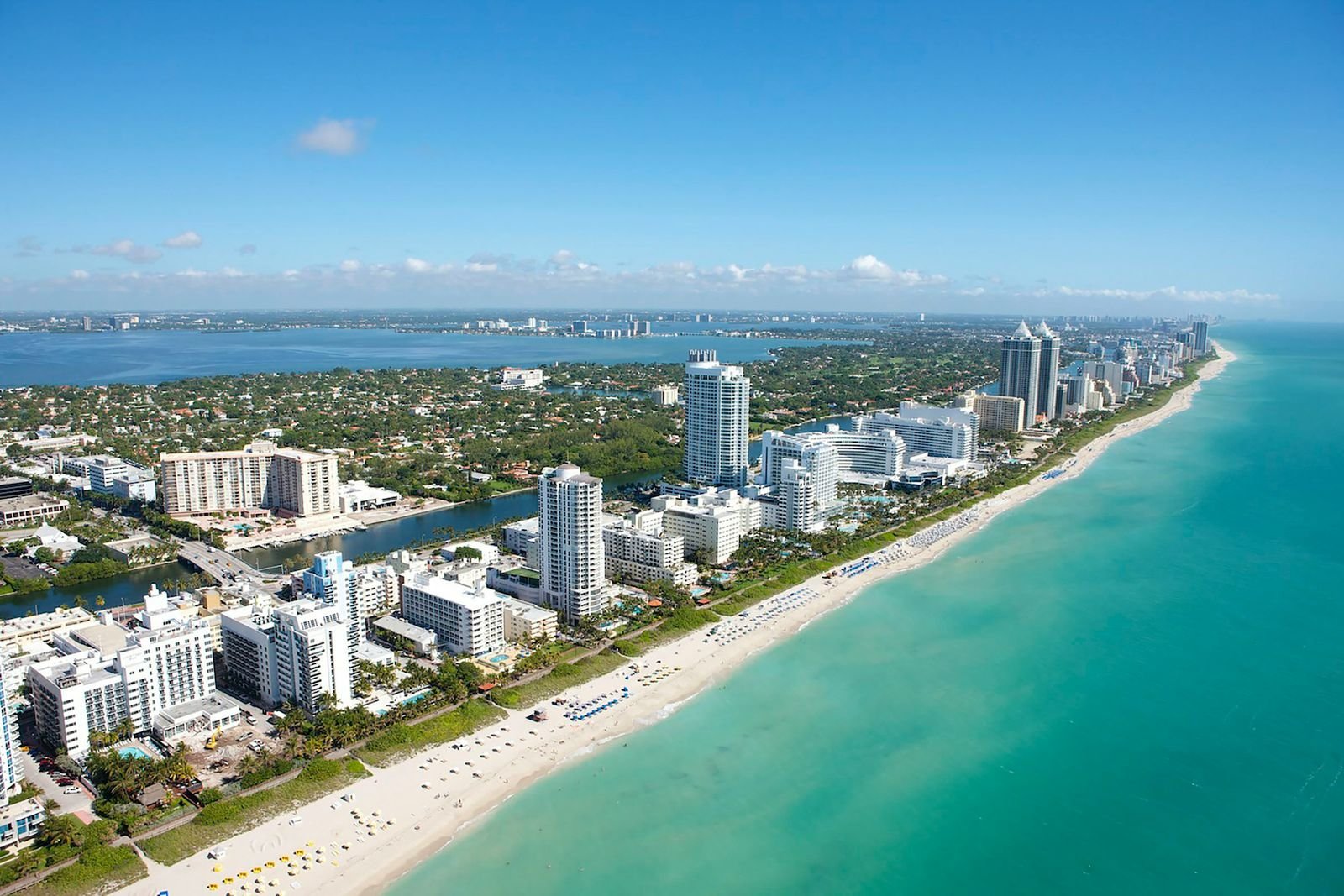 Miami Beach from the air