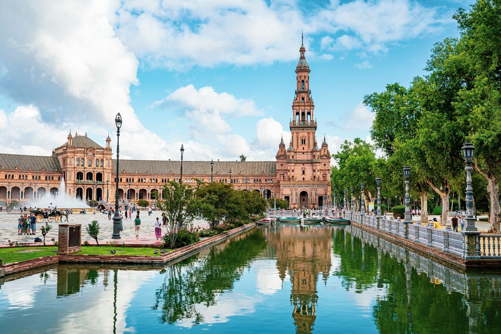 The Plaza de España in Seville